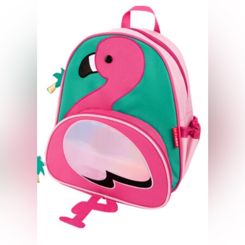 Skip Hop Flamingo Children Kids Backpack zoo collection. Brand New.